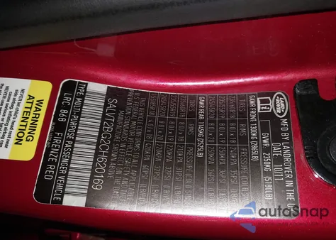 2012 Land Rover Range Rover Evoque Pure Plus z USA, uszkodzony, nr VIN SALVT2BG2CH620169